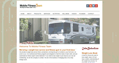 Desktop Screenshot of mobilefitnessteam.com